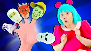 Finger Family | Zombie, Dino, Mummy, Alien and Ghost | Lights Kids Song