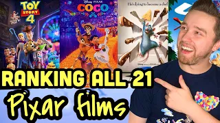 All 21 Pixar Movies Ranked From Worst To Best!