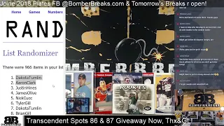 BomberBreaks.com Afternoon Breaks Featuring New Elite Extra Ed Baseball, Welcome!