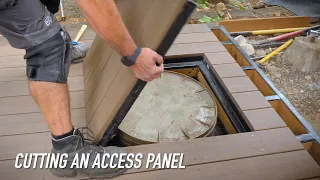 Build Update: Decking And Access Panel Install || Dr Decks