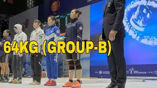 Asian Weightlifting championship 2023 women 64kg (group-B)
