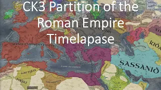 Partition of the Roman Empire (CK3 Timelapse)
