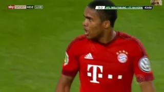 Douglas  Costa vs Wolfsburg DFB Pokal 2015 - 2016 HD 720p