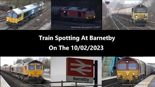 (4K) Train Spotting At Barnetby On The 10/02/2023