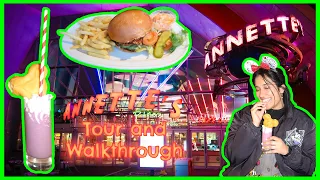 ANNETTE'S DINER | Full Dining Review | Disneyland Paris | Disney Village