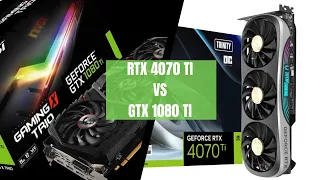 RTX 4070 Ti vs GTX 1080 Ti | 4K, Tested