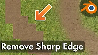 Create a Smooth Material Transition | Remove Sharp Edges | Blender Tutorial