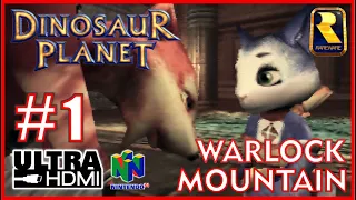 DINOSAUR PLANET N64 UltraHDMI DIGITAL CAPTURE - Walkthrough Part 1- WARLOCK MOUNTAIN - No Commentary