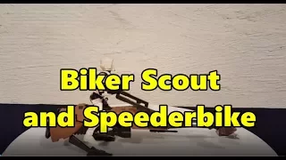 Star Wars Episode 6 Return of the Jedi Imperial Speeder Bike POTF