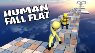 MINIONS AT THE SUPER MARIO COURSE in HUMAN FALL FLAT