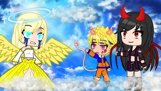 Who is the real angel [meme] Naruto || Gacha club