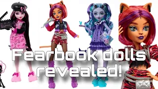 MONSTER HIGH NEWS! NEW G3 Fearbook collection revealed! New Toralei, Twyla and Draculaura!