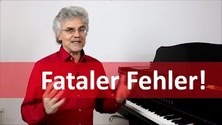 Klavier lernen: Was kann ich falsch machen?