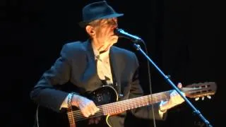 Leonard Cohen Suzanne Live Montreal 2012 HD 1080P