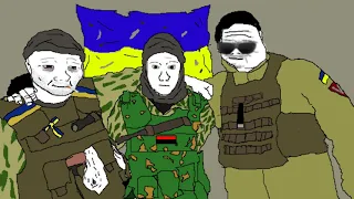 The Ukrainian national anthem but you're at Donetsk airport and the rebels are closing in.