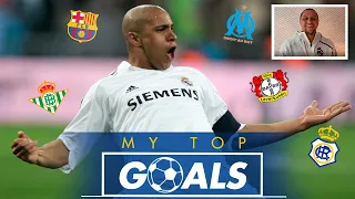 Roberto Carlos picks his five favourite Real Madrid goals!