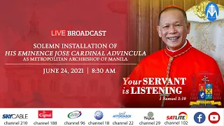 SOLEMN INSTALLATION OF  HIS EMINENCE JOSE CARDINAL  ADVINCULA