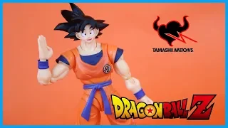 Bandai SH Figuarts Dragonball Z SON GOKU "A SAIYAN RAISED ON EARTH" Action Figure Toy Review