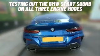 2020 BMW 840i Cold Start Sound On All 3 Engine Modes | Sport, Comfort & ECO Pro