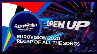 Eurovision 2020 - Recap Of All The Songs