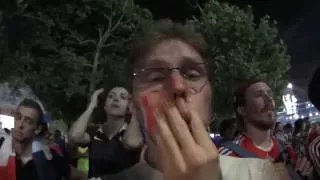 Portugal - France Euro 2016 / la dézillusion finale a la fanzone de Paris