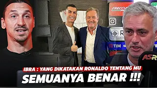 "Man United Memang Tim Problematik” Inilah Reaksi Ibrahimovic & Mourinho Usai Tahu Interview Ronaldo