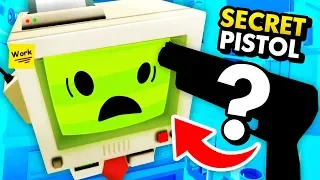 HACKING FOR SECRET WEAPON AND DESTROYING JOB BOT (Funny Job Simulator VR Gameplay)