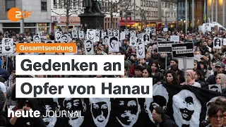 heute journal 17.02.24 Münchner Sicherheitskonferenz, Gründung Werteunion, Gedenken in Hanau (englis