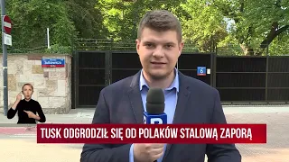 Tusk odgrodził się z od Polaków stalową zaporą | M. Gwardyński | TV Republika