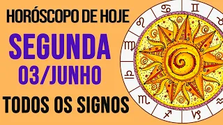 HORÓSCOPO DE HOJE // SEGUNDA - DIA 03/06/2024 - Todos os Signos [AMOR, TRABALHO E DINHEIRO]