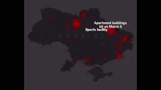 Інтерактивна мапа російських бомбардувань України