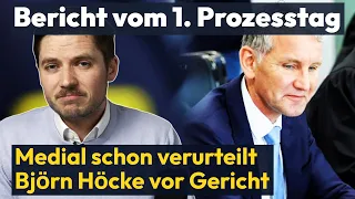 1. Prozesstag gegen Björn Höcke | Verzögerungstaktik oder gutes Recht? Bericht vor Ort