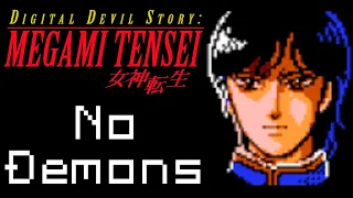 Can You Beat Digital Devil Story: Megami Tensei Without Demons?