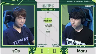 [2021 GSL S2] Ro.16 Group C Match3 Maru vs sOs