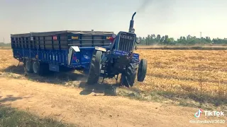 Ford 3600 Newholland 3630 se double excle tralla pulling zor dekho JhaaJ da