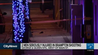 Two people seriously injured in Brampton shooting