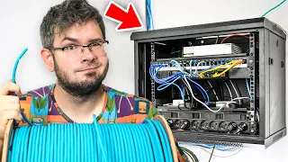 ZROBIŁEM 10 GIGABIT SZAFĘ RACK W MOIM DOMU