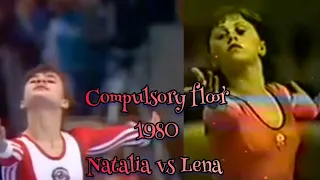 Compulsory floor routine - Natalia vs Lena