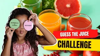 Guess The Juice Challenge I Guessing Game I Fun Activity For Children