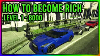 GTA 5 - GUIDE TO BECOME RICH IN GTA 5 ONLINE!! BROKE TO RICH IN 1 DAY!! Ep.1