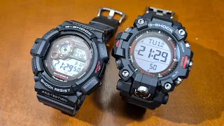 MUDMAN vs MUDMAN, czyli porównanie Casio G-Shock GW-9300-1 i GW-9500-1 [PL]