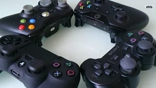 Review mandos PS3 y PS4 junto a los de Xbox 360 y Xbox One