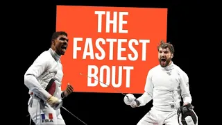 The ACTUAL Fastest Epee bout SO FAR! Cannone VS Borel Showdown!GIVE AWAY INCOMING!