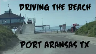 Driving the Beach Port Aransas Texas