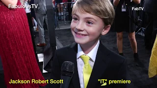 Jackson Robert Scott at the "IT" premiere on FabTV