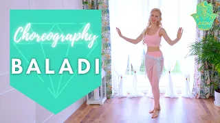 Baladi Complete Tutorial Steps and Choreography Beledi - Best Belly Dance Workout