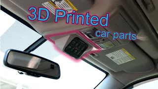 How to make 3d printed car parts - Auxbeam switch panel