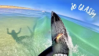 Glassy Shorebreaks at Brighton (POV SURF)