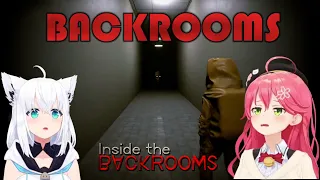 Fubuki And Miko Enter The Backrooms (Into The Backrooms)