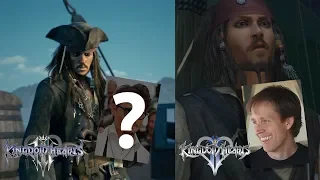 Kingdom Hearts III - Jack Sparrow Voice Comparison - KH2 vs KH3
